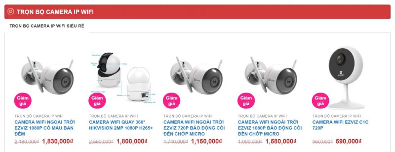 Camera wifi hải phòng