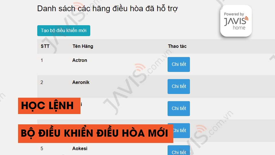 Các bước để học lệnh điều khiển điều hòa mới